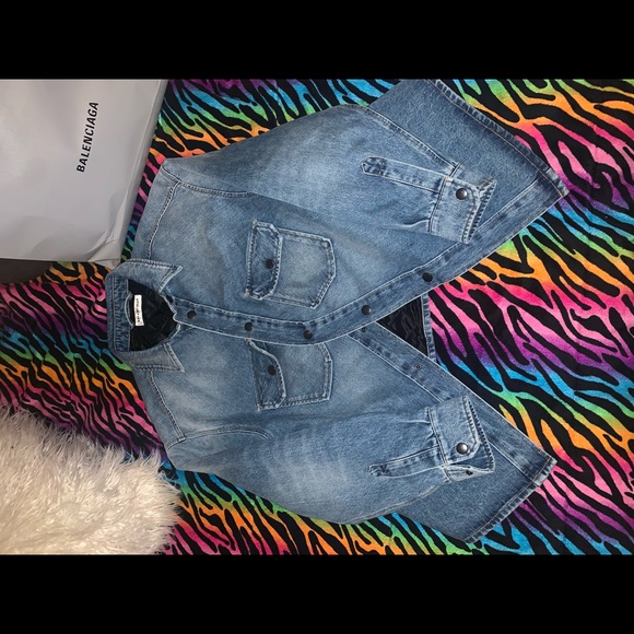 BRAND NEW Balenciaga Denim Sling Shirt.